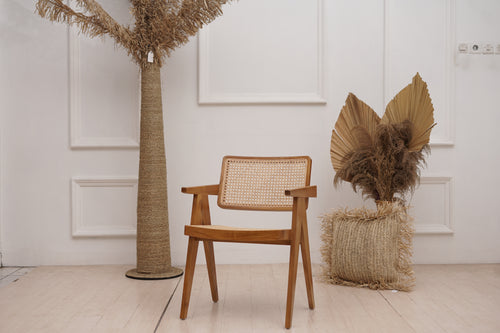 MALAYIN - GOYCHE-A CHAIR WITH ARM - NATURAL