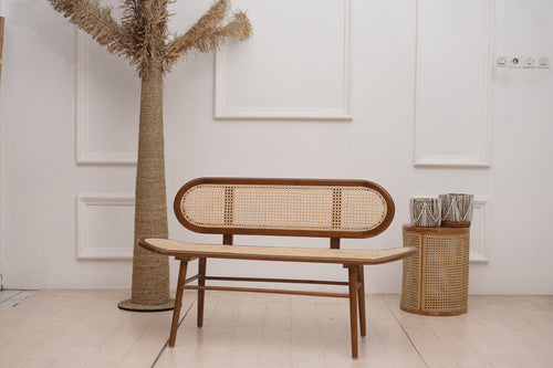 MALAYIN - SHEKI - PEANUT BENCH - WALNUT