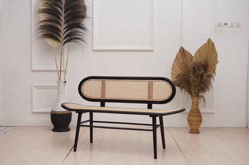 MALAYIN - SHEKI - PEANUT BENCH - BLACK