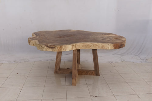MALAYIN - SOILDWOOD - ROUND COFFEE TABLE