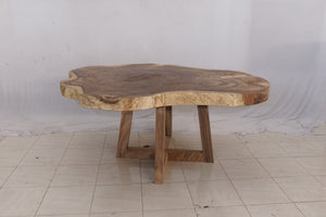 MALAYIN - SOILDWOOD - ROUND COFFEE TABLE