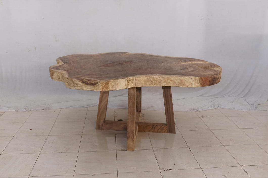 MALAYIN - SOILDWOOD - ROUND COFFEE TABLE